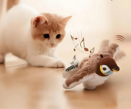 Interactive Flapping Bird Cat Toy