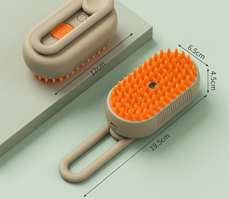 Pet Steam Grooming Brush