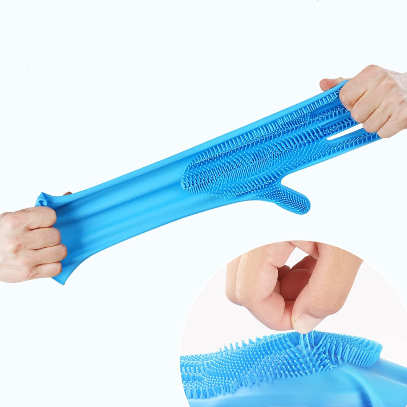 Glove Silicone Cat Hair Removal & Cleaning