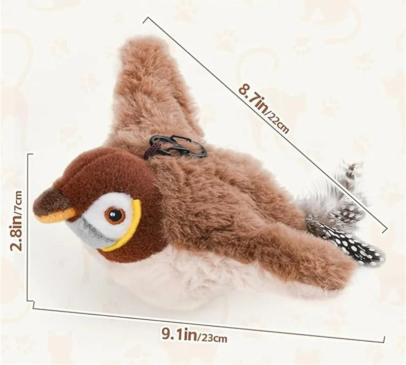 Interactive Flapping Bird Cat Toy