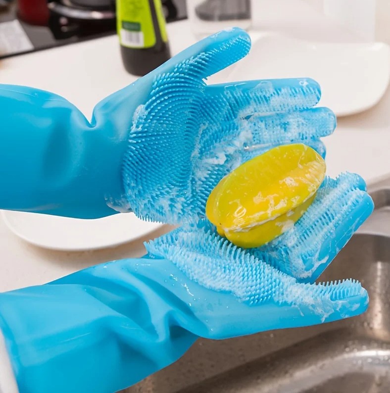 Glove Silicone Cat Hair Removal & Cleaning