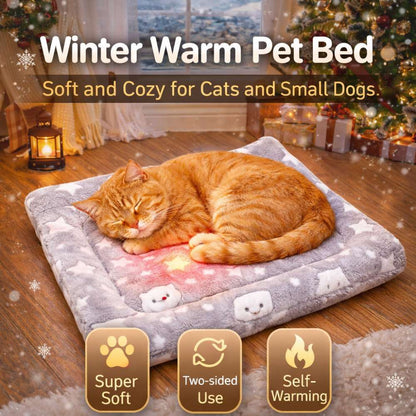 Cozy Self-Warming Cat Bed