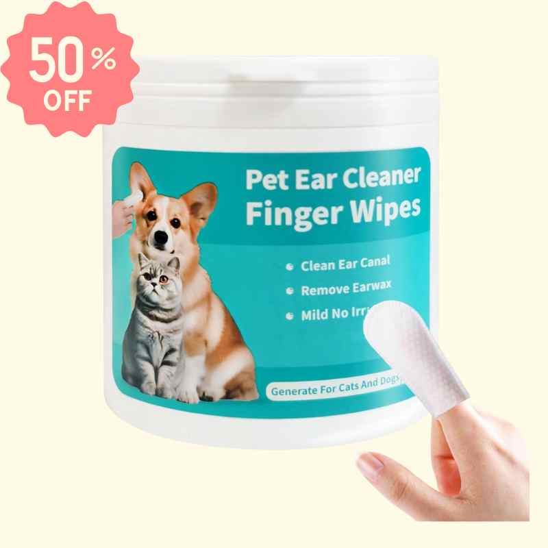 Cat Ear Cleaning Finger Wipes