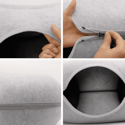 Donut Tunnel Cat Bed