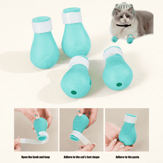 4 Silicone Paw Shoes