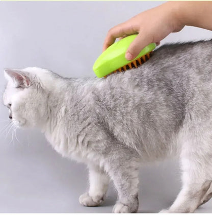 3-in-1 Electric Steam Brush for Cats